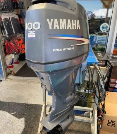 2003 Yamaha 100 PS 4-Takt 20" Welle Außenbordmotor - Alpha Marine Außenbordmotoren
