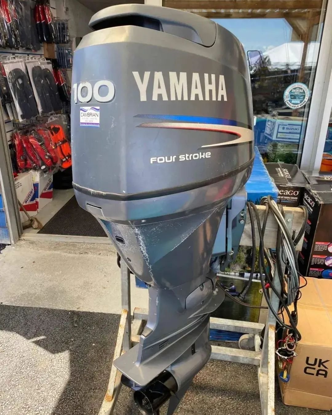2003 Yamaha 100 PS 4-Takt 20" Welle Außenbordmotor - Alpha Marine Außenbordmotoren 2003 Yamaha 100 PS 4-Takt 20" Welle Außenbordmotor - Alpha Marine Außenbordmotoren