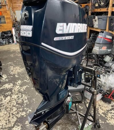 2010 Evinrude Etec 200 PS 2-Takt 25” Welle - Alpha Marine Außenbordmotoren